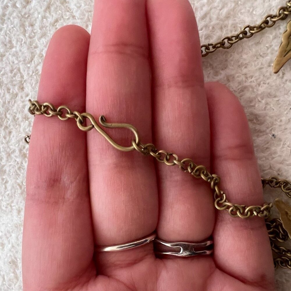 Isis Goddess Necklace Solid Brass - image 8